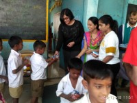 X-mas celebration with school children Anandwadi